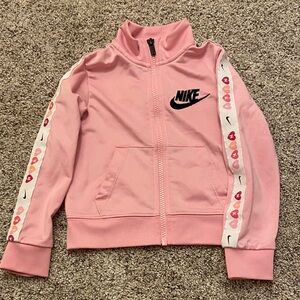 Nike Kids Pink Heart Sweatshirt